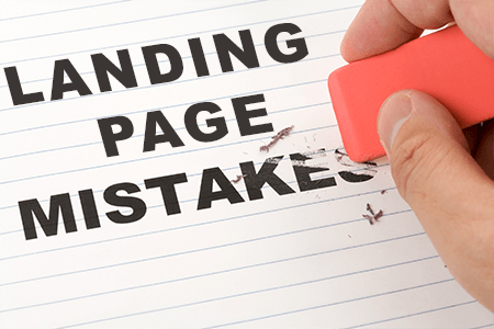 landing page mistakes